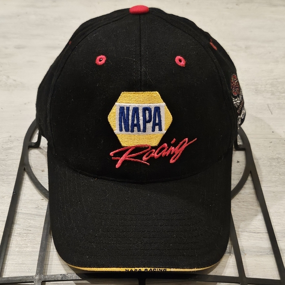 NWOT Dale Earnhart NAPA Auto Racing Velcro Strap Adjustable Hat - OSFM - Picture 1 of 9